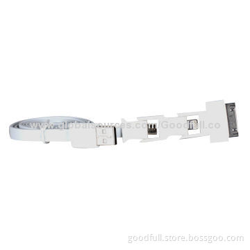 Colorful Multifunction USB Data Cable with Retractable Mechanism, Various Colors Available